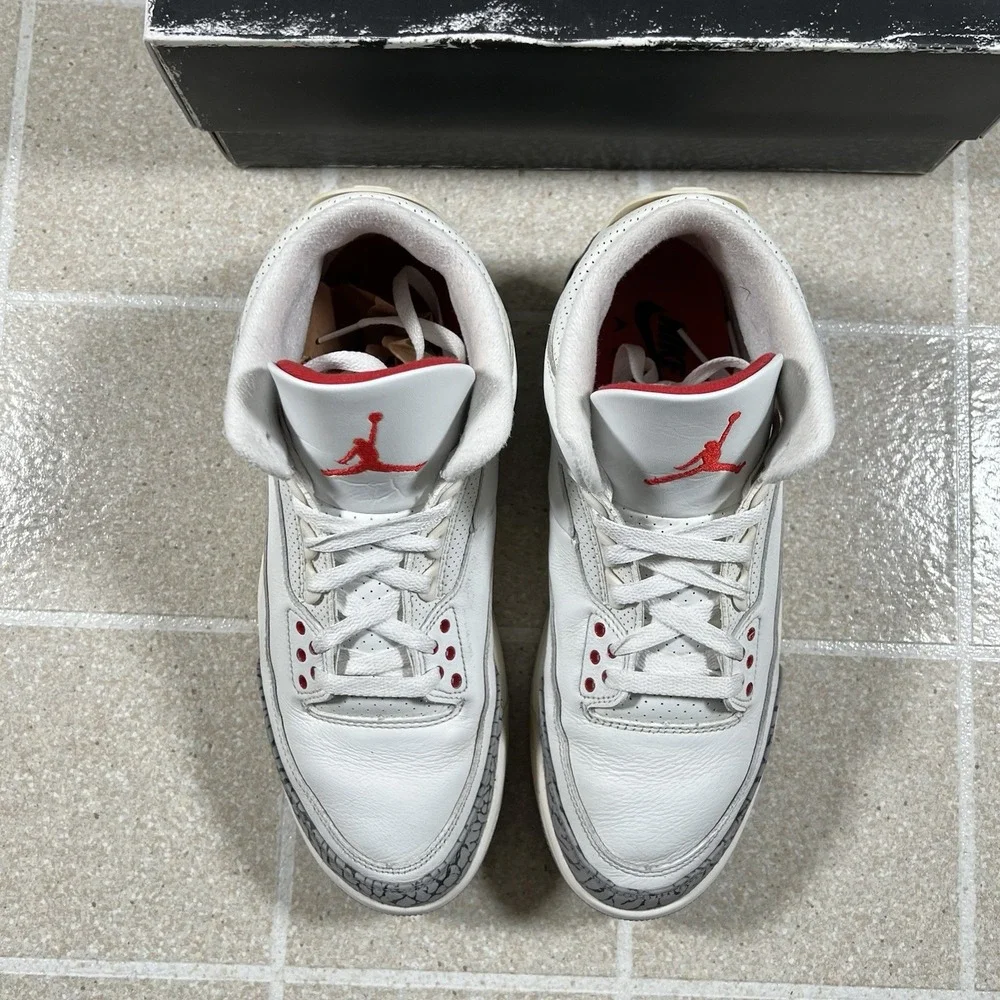 Nike Air Jordan 3 Retro White Cement Reimagined 2023 DN3707-100 Size 10
